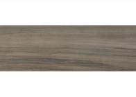 Nordic Style Wood Look Porcelain Tile With Concave Matt Surface In Brown Color